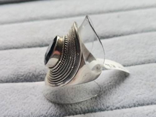 Silver Onyx Ring