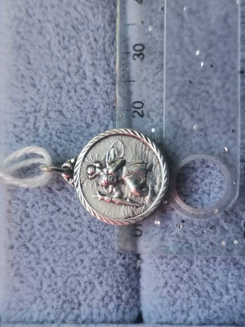 Silver St. Christopher Pendant