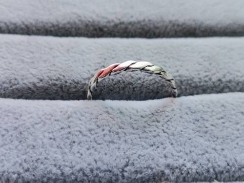 DISCOUNT!! Patterned Silver Ring