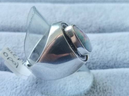 Silver Opal Ring