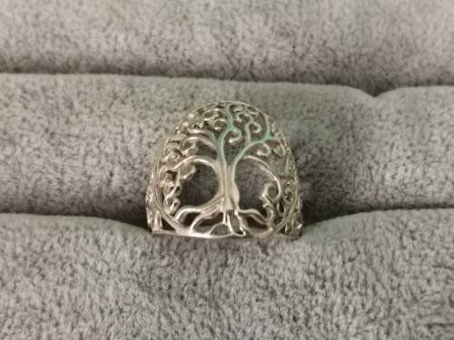 Silver Tree of Life Ring