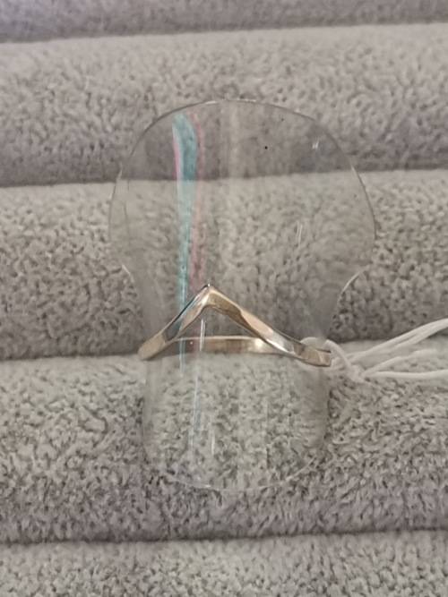 Silver Wishbone Ring