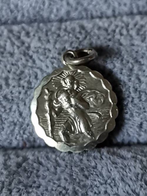 Silver Travel St. Christopher Pendant