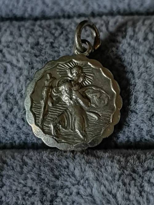 Silver Travel St. Christopher Pendant