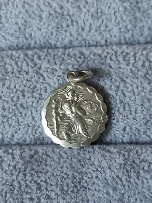 Silver Travel St. Christopher Pendant
