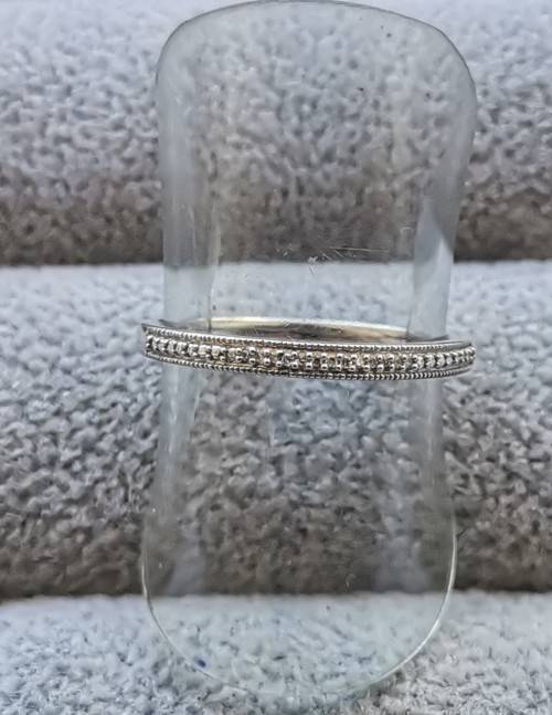 DISCOUNT!!! Silver Half Eternity Ring