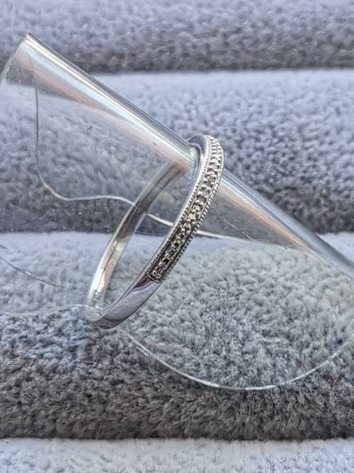 DISCOUNT!!! Silver Half Eternity Ring