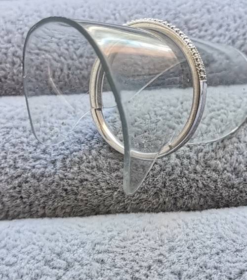 DISCOUNT!!! Silver Half Eternity Ring