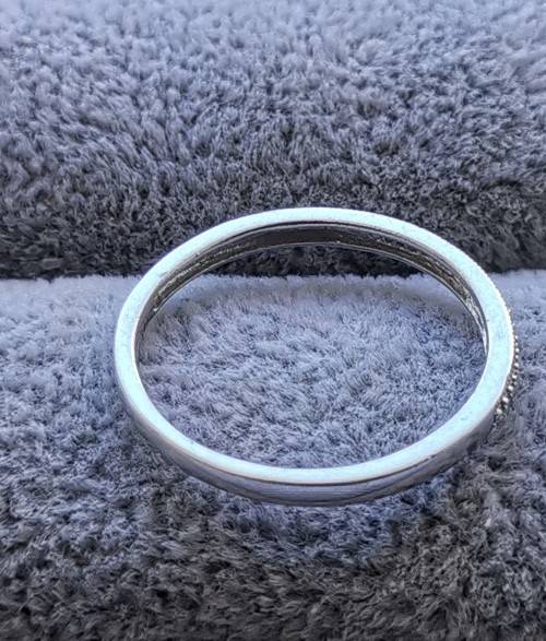 DISCOUNT!!! Silver Half Eternity Ring