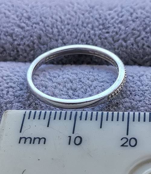 DISCOUNT!!! Silver Half Eternity Ring