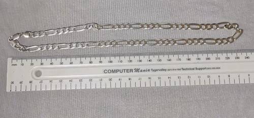 DISCOUNT!!! Big Silver Figaro Chain