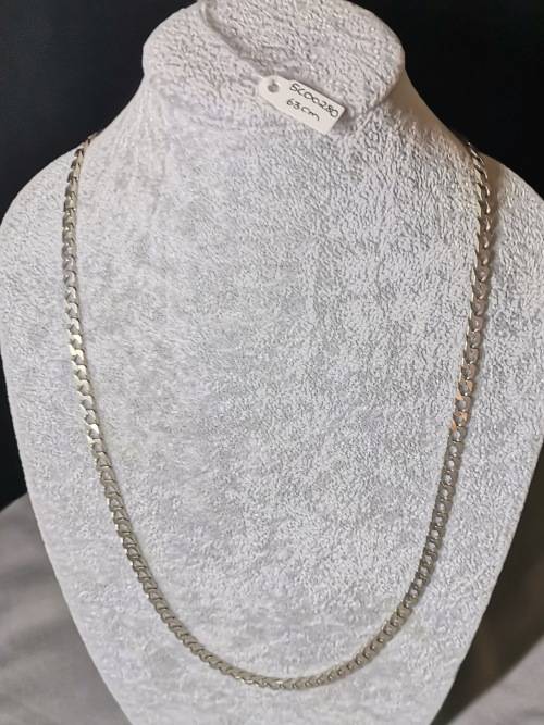 Silver Curb Chain