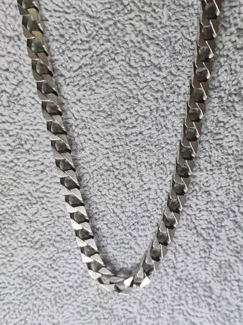 Silver Curb Chain