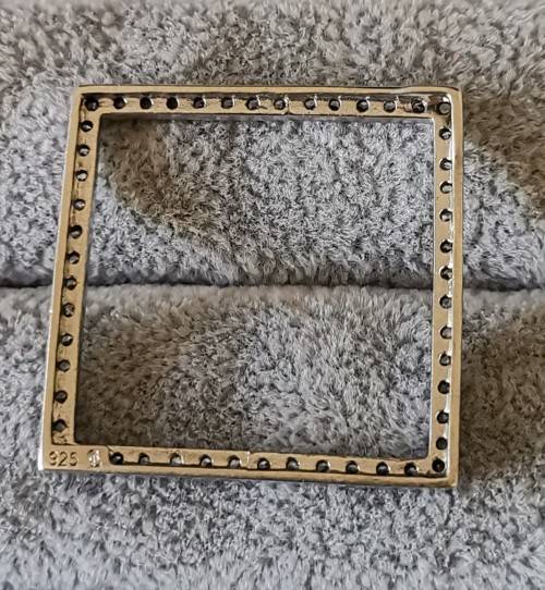 Silver Square Pendant