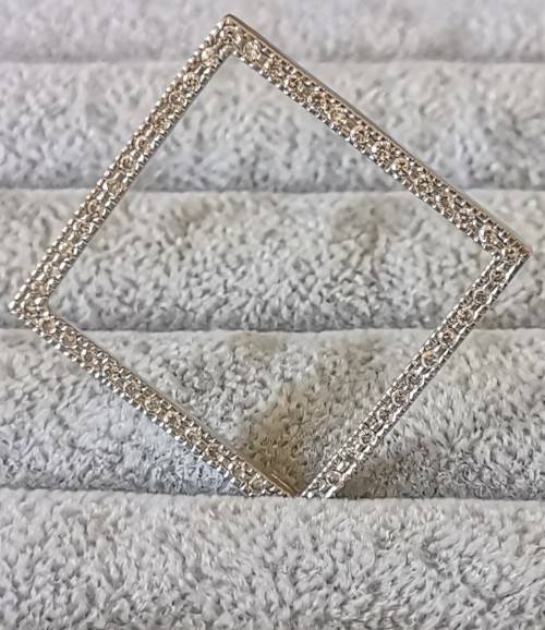 Silver Square Pendant