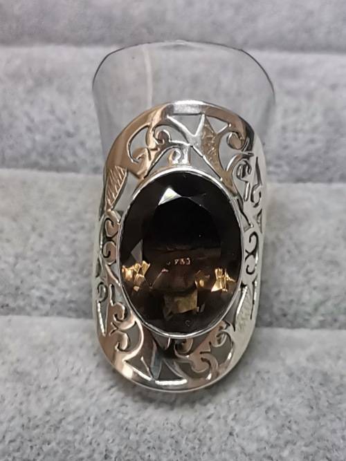 DISCOUNT!!! Silver Pargasite Ring