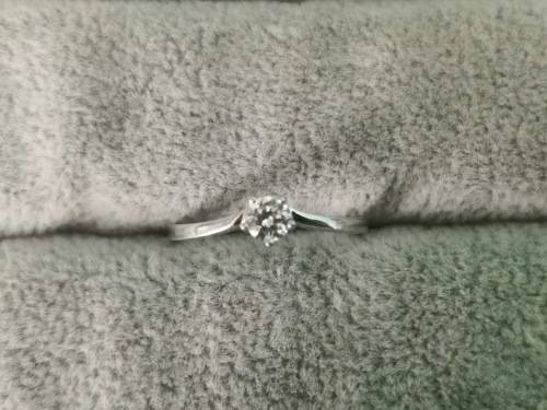 DISCOUNT!!! Silver Solitaire Ring