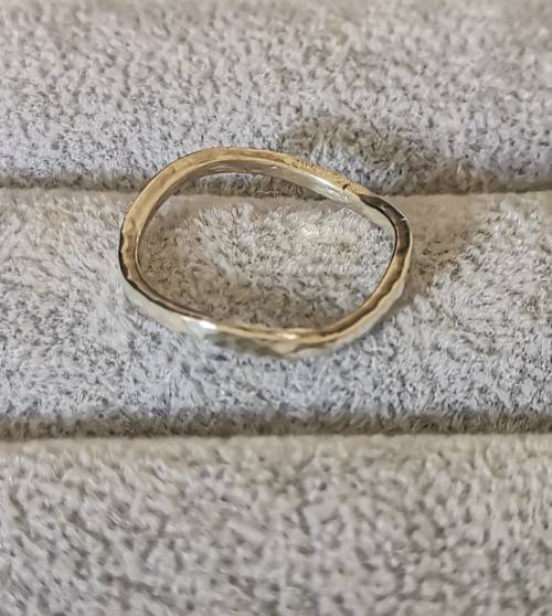 Curved Silver Ring