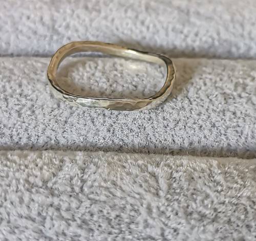 Curved Silver Ring