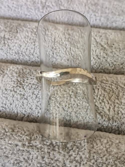 Curved Silver Ring