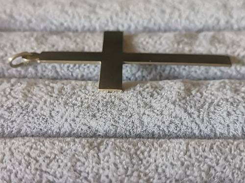 Big Silver Cross Pendant