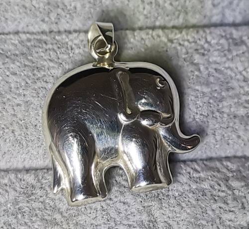 Silver Elephant Pendant