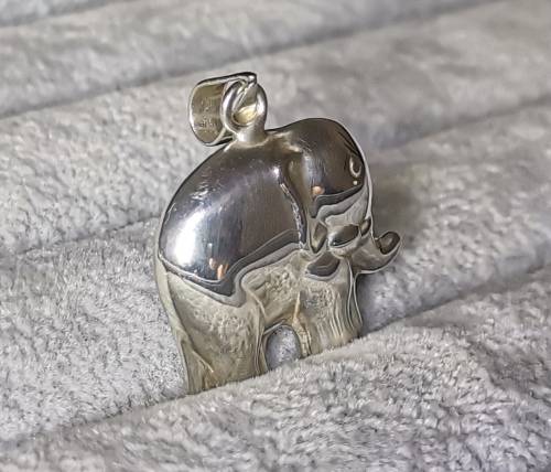Silver Elephant Pendant