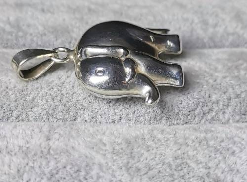 Silver Elephant Pendant