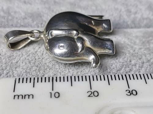 Silver Elephant Pendant