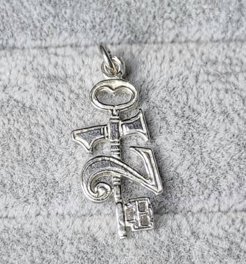 Silver 21 Key Pendant