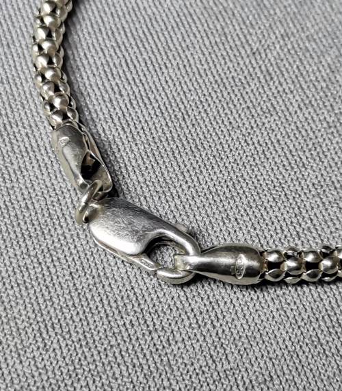 Silver Popcorn Bracelet