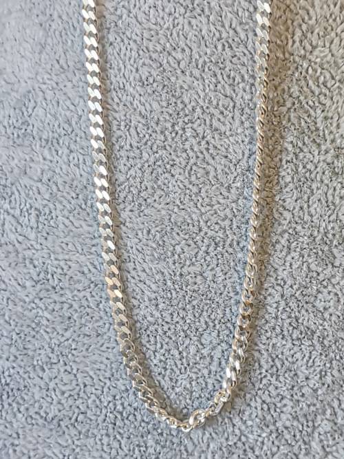 Silver Curb Chain