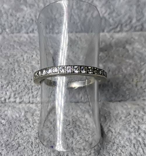 DISCOUNT!!! Silver Half-Eternity Ring