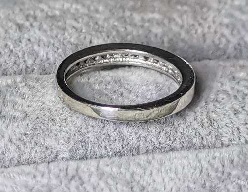 DISCOUNT!!! Silver Half-Eternity Ring