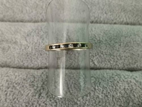 9ct Gold Half Eternity Ring