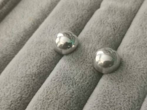 Silver Ball Earrings