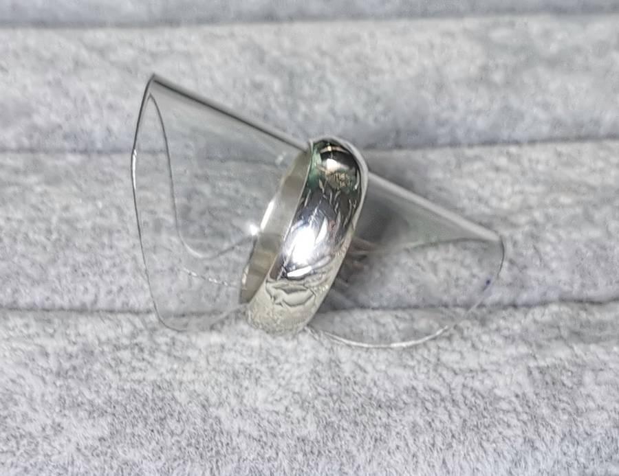 Detailed Silver Ring