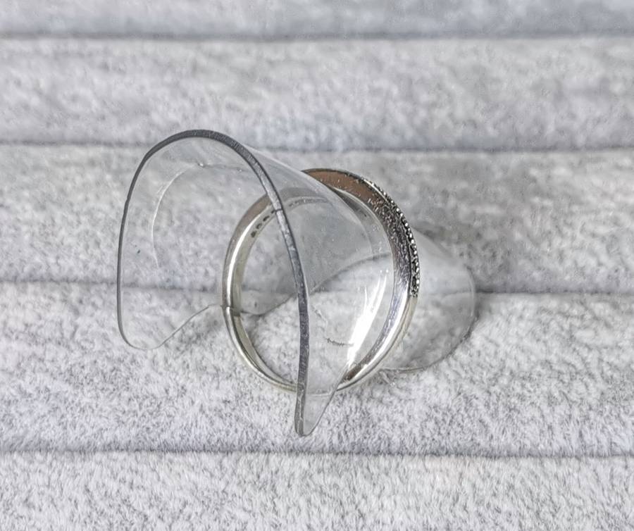 Silver Half Eternity Ring