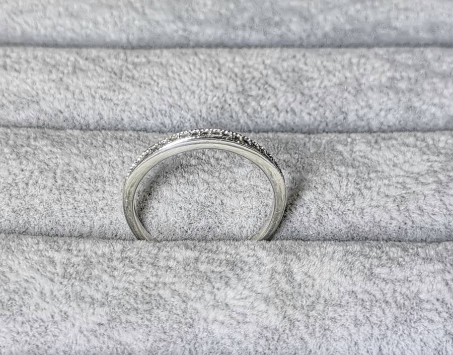 Silver Half Eternity Ring