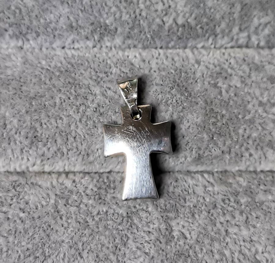 Cute Silver Cross Pendant