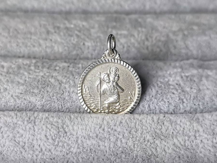 Silver St. Christopher Pendant