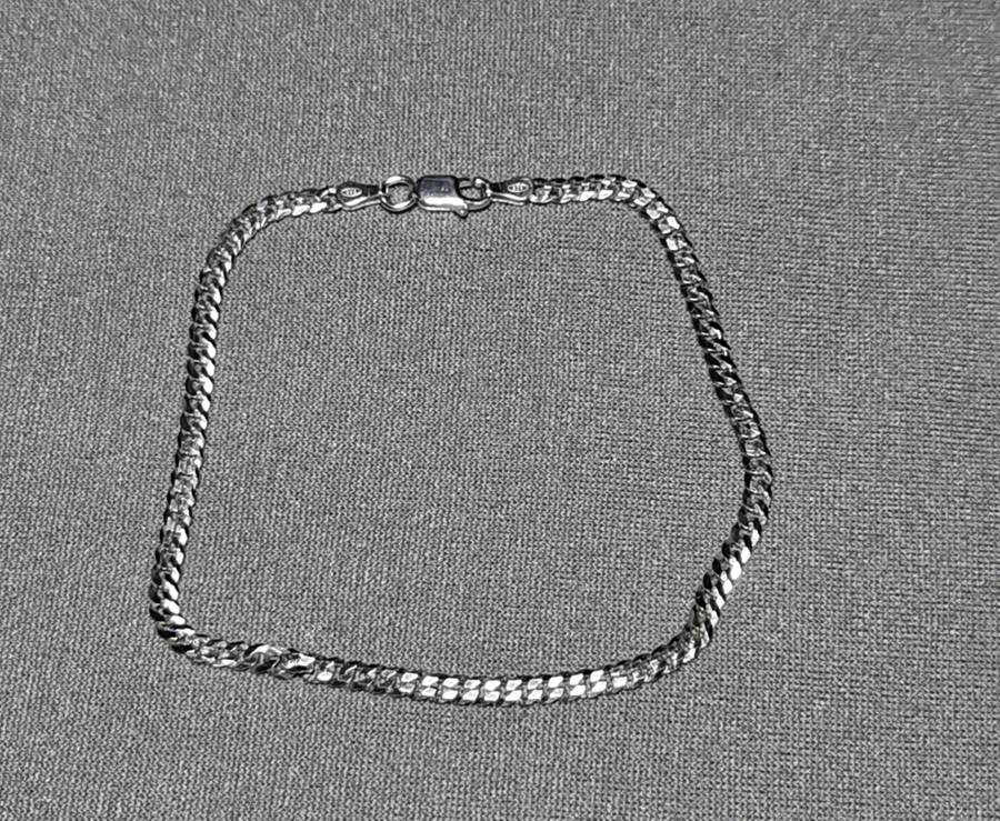 Silver Curb Bracelet