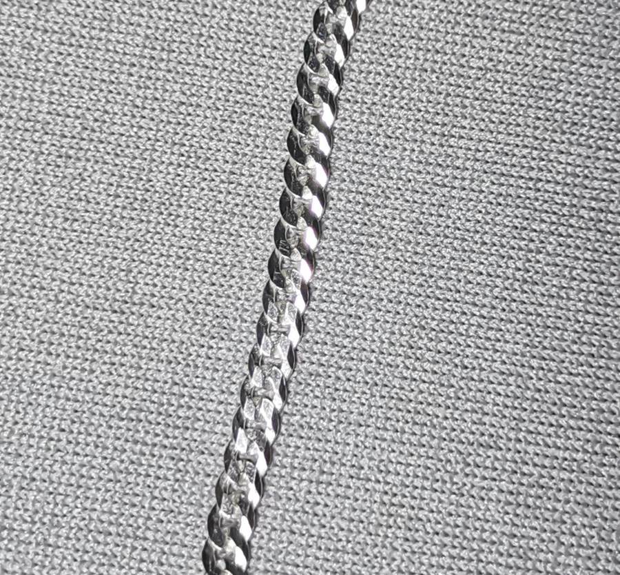 Silver Curb Bracelet
