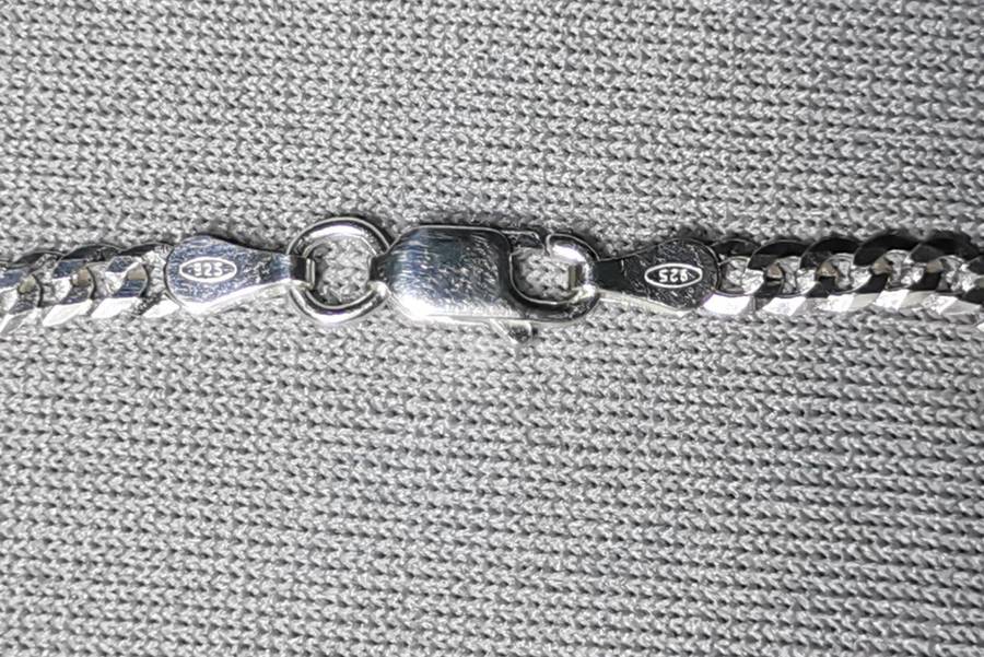 Silver Curb Bracelet