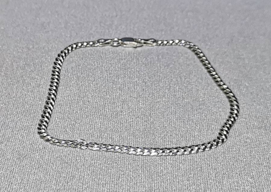 Silver Curb Bracelet