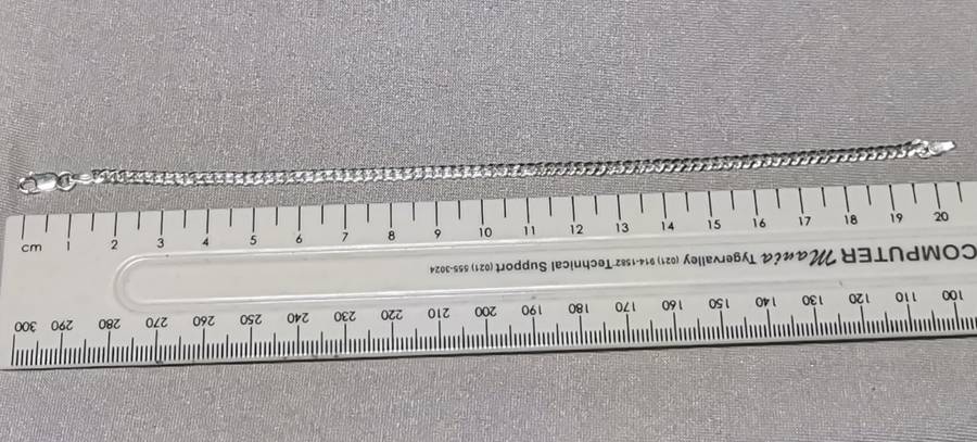 Silver Curb Bracelet