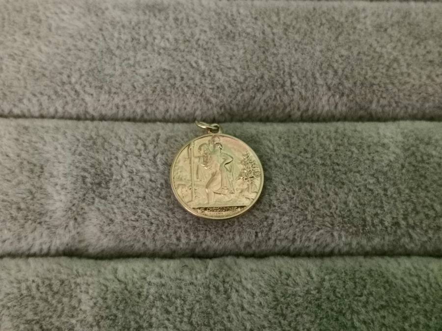 9ct Gold St. Christopher Pendant