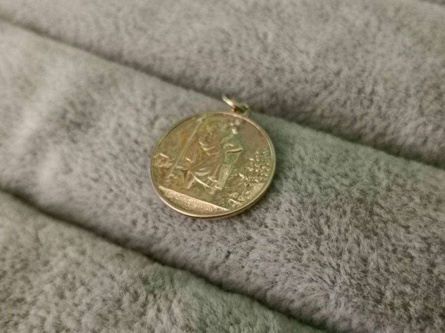 9ct Gold St. Christopher Pendant