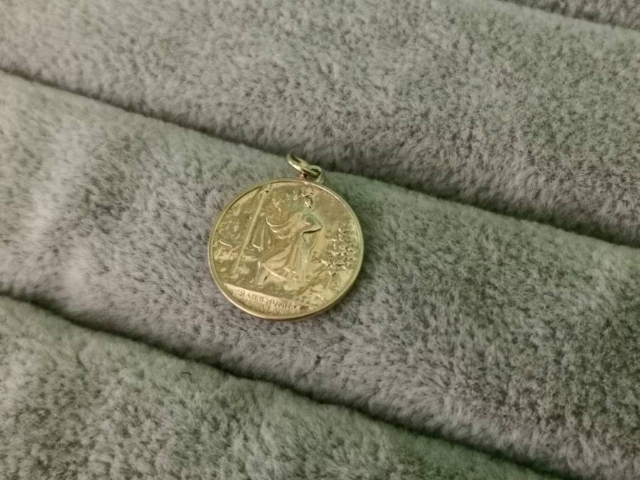 9ct Gold St. Christopher Pendant