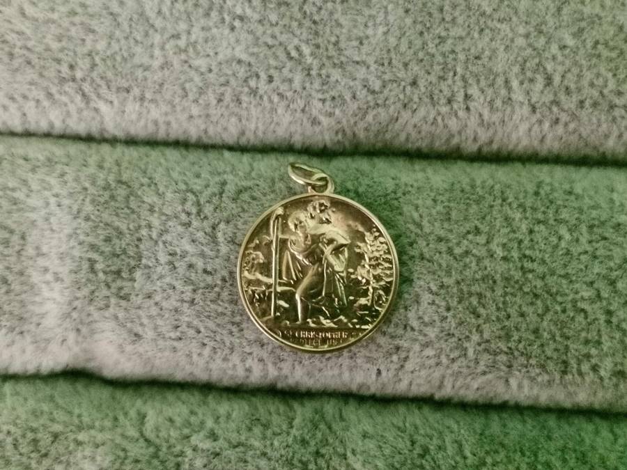 9ct Gold St. Christopher Pendant